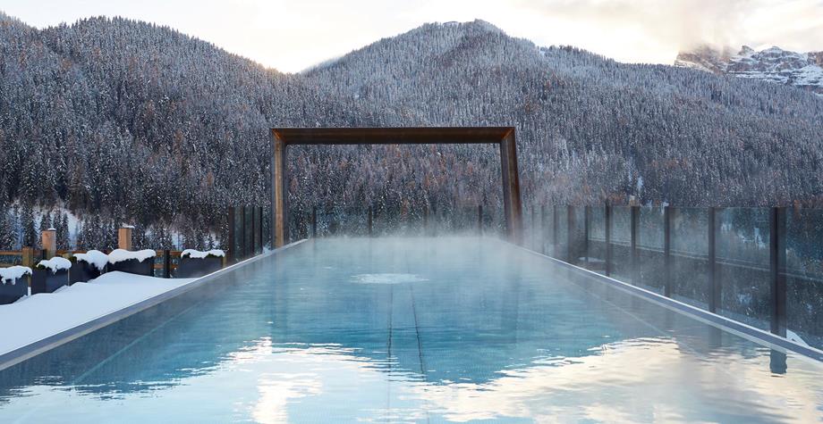 Sky Pool in inverno